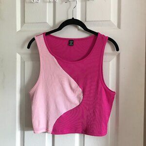 Shein Curve Ribbed Crop Top NEW XL